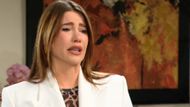 Steffy is hysterical as she tells Hope the truth | Image: CBS